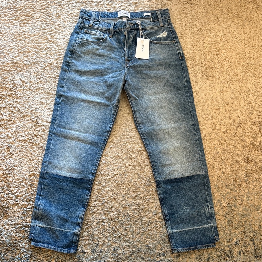 Frame Denim Women's Straight Leg Jeans - Blue